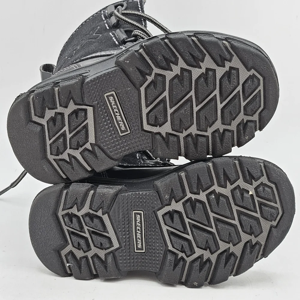 Sketchers Skx Black Waterproof Winter Boots Size 6
